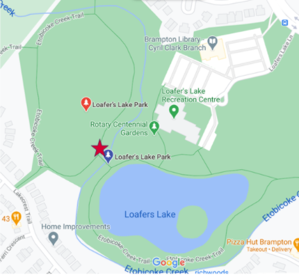 Map of Loafer's Lake Park