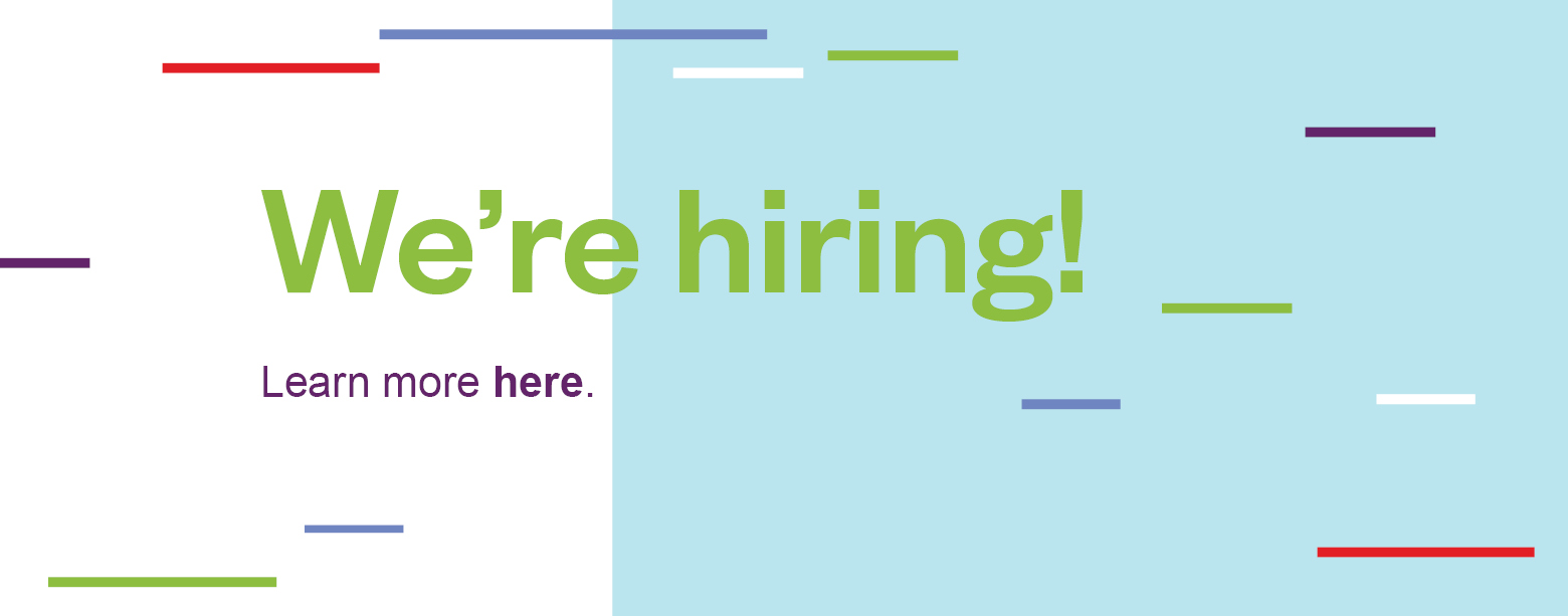 We're hiring! Learn more here. 